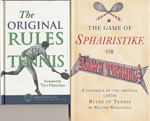 item 063064: THE GAME OF SPHAIRISTIKE OR LAWN TENNIS, & THE ORIGINAL RULES OF TENNIS